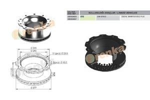 FÉKTÁRCSA BPW 377MM 10 FURATOS