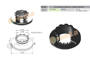 FÉKTÁRCSA SAF 377MM