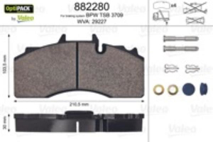 FÉKBETÉT BPW ECO PLUS 2 TSB 3709 370-ES TÁRCSÁHOZ